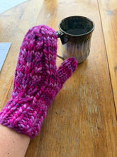 Load image into Gallery viewer, The Faux Shizzle Mitts knitting pattern