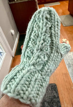 Load image into Gallery viewer, The Faux Shizzle Mitts knitting pattern