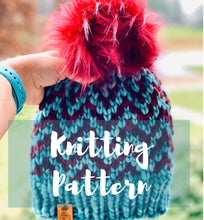 Load image into Gallery viewer, SUPER Find Your Way Beanie Super bulky knitting PATTERN