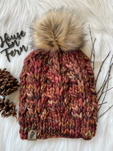 Load image into Gallery viewer, The Faux Shizzle Beanie knit hat PATTERN