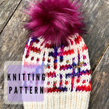Load image into Gallery viewer, The Hashtag Beanie knit PATTERN