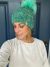 Load image into Gallery viewer, The Faux Shizzle Beanie knit hat PATTERN