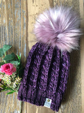 Load image into Gallery viewer, The Faux Shizzle Beanie knit hat PATTERN
