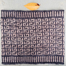 Load image into Gallery viewer, The Curlicue Cowl Knitting PATTERN mosaic colorwork