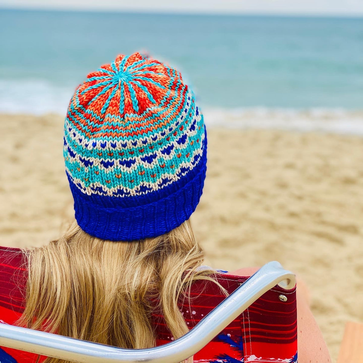 Cashmere offers and merino wool pink hand knit winter ski hat beanie