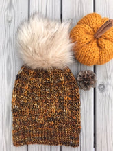 Load image into Gallery viewer, The Faux Shizzle Beanie knit hat PATTERN