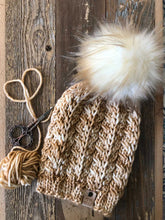 Load image into Gallery viewer, The Faux Shizzle Beanie knit hat PATTERN