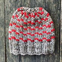 Load image into Gallery viewer, My Kind of Waves Beanie knitting PATTERN colorwork super bulky