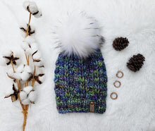 Load image into Gallery viewer, The Faux Shizzle Beanie knit hat PATTERN