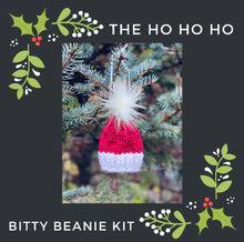 Load image into Gallery viewer, Bitty Beanies KNITTING KIT to make 5 bitty beanies super bulky gift holiday xmas winter