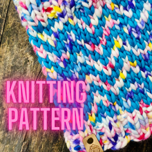 Load image into Gallery viewer, SUPER Find Your Way Cowl super bulky knitting PATTERN