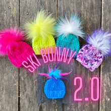 Load image into Gallery viewer, Bitty Beanies KNITTING KIT to make 5 bitty beanies super bulky gift holiday xmas winter