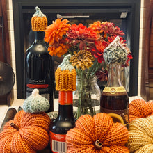 Load image into Gallery viewer, Heirloom Pumpkin Bitties KNITTING PATTERN fun stash buster holiday fall decor winter cute