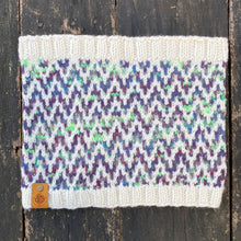 Load image into Gallery viewer, The Find Your Way Cowl hand knit women's luxury neck warmer 100% merino wool