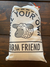 Load image into Gallery viewer, Taxidermy head KNITTING KIT Mini Shropshire sheep cute home decor nursery baby kids