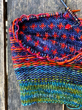 Load image into Gallery viewer, The Happiest of Hats Knitting PATTERN color work flowers baby to adult sizes