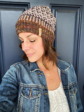 Load image into Gallery viewer, The Happiest of Hats Knitting PATTERN color work flowers baby to adult sizes