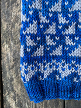 Load image into Gallery viewer, The Feeding Frenzy Beanie Knitting PATTERN color work sharks waves