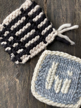 Load image into Gallery viewer, Mug Rug Recipe KNITTING PATTERN coaster coffee fun stash buster