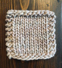 Load image into Gallery viewer, Mug Rug Recipe KNITTING PATTERN coaster coffee fun stash buster