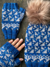 Load image into Gallery viewer, The Feeding Frenzy Beanie Knitting PATTERN color work sharks waves