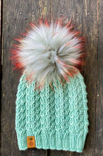 Load image into Gallery viewer, The Faux Shizzle Beanie knit hat PATTERN
