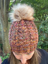 Load image into Gallery viewer, The Faux Shizzle Beanie knit hat PATTERN