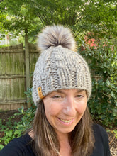 Load image into Gallery viewer, The Faux Shizzle Beanie knit hat PATTERN