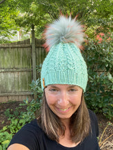 Load image into Gallery viewer, The Faux Shizzle Beanie knit hat PATTERN