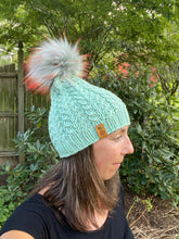 Load image into Gallery viewer, The Faux Shizzle Beanie knit hat PATTERN
