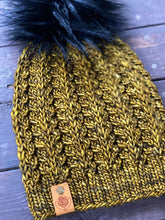 Load image into Gallery viewer, The Faux Shizzle Beanie knit hat PATTERN
