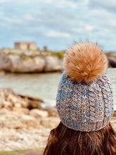 Load image into Gallery viewer, The Faux Shizzle Beanie knit hat PATTERN