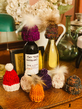 Load image into Gallery viewer, Bitty Beanies KNITTING PATTERN fun stash buster holiday xmas winter spring easter tablescape home decor cute