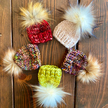 Load image into Gallery viewer, Bitty Beanies KNITTING PATTERN fun stash buster holiday xmas winter spring easter tablescape home decor cute