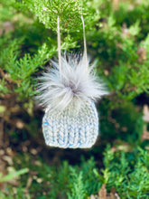 Load image into Gallery viewer, MADE TO ORDER Pack of 5 Bitty Beanie poms green brown silver cream teal purple wild