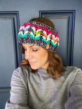 Load image into Gallery viewer, The Heartbreaker Earwarmer with bonus coffee cozy digital knitting super bulky PATTERN