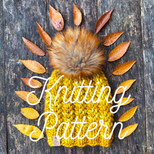 Load image into Gallery viewer, The Twisted Sister From Another Mister Beanie knit hat PATTERN