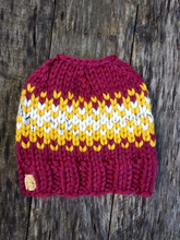 Load image into Gallery viewer, The Game Day Hat Knitting PATTERN