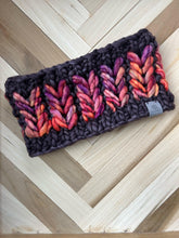 Load image into Gallery viewer, The Heartbreaker Earwarmer with bonus coffee cozy digital knitting super bulky PATTERN