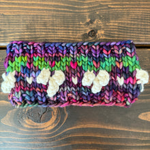 Load image into Gallery viewer, Jingleberry Earwarmer KNITTING KIT super bulky weight colors holiday festive Malabrigo
