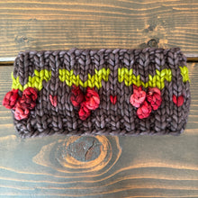 Load image into Gallery viewer, Luxury earwarmer cozy merino wool gifts cute hygge warm stunning slow fashion holly berry holiday
