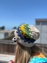 Load image into Gallery viewer, The Seascape Beanie Knitting PATTERN colorwork fair isle ocean waves dk weight
