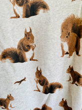 Load image into Gallery viewer, Fun whimsical favorite crewneck sweatshirt squirrels cozy cute
