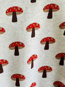 Fun whimsical favorite crewneck sweatshirt mushrooms cozy cute