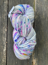 Load image into Gallery viewer, Honey and Clover Knits hand dyed merino wool yarn colorful indie yarn super bulky Cloudy with a Chance of Magic
