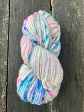 Load image into Gallery viewer, Honey and Clover Knits hand dyed merino wool yarn colorful indie yarn super bulky photochromic RosiePosie exclusive
