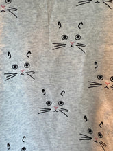 Load image into Gallery viewer, Fun whimsical favorite crewneck sweatshirt cat faces cozy cute

