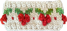 Load image into Gallery viewer, Luxury earwarmer cozy merino wool gifts cute hygge warm stunning slow fashion holly berry holiday
