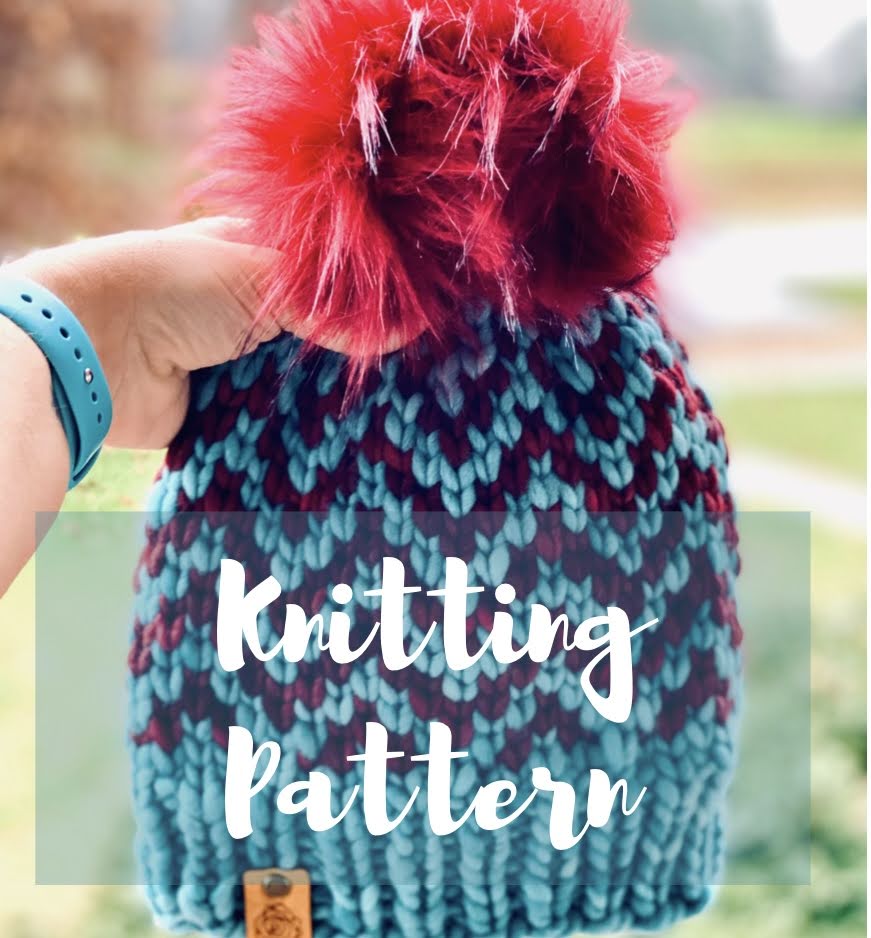 SUPER Find Your Way Beanie Super bulky knitting PATTERN