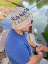 Load image into Gallery viewer, The Parker Beanie Knitting PATTERN colorwork fair isle digital download worsted
